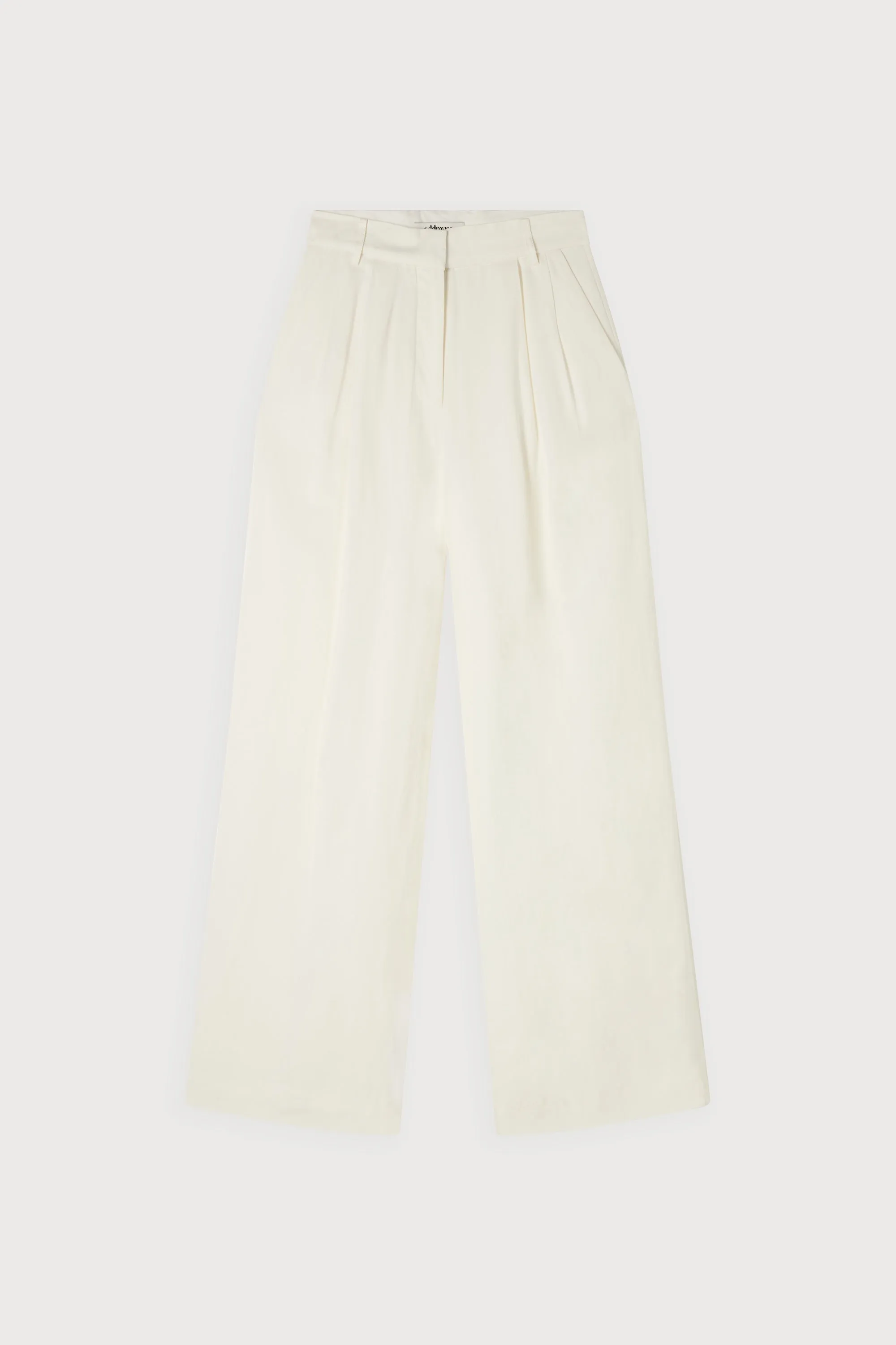 Linen Mix Wide Leg Trousers sold by Odd Muse product image thumbnail 5
