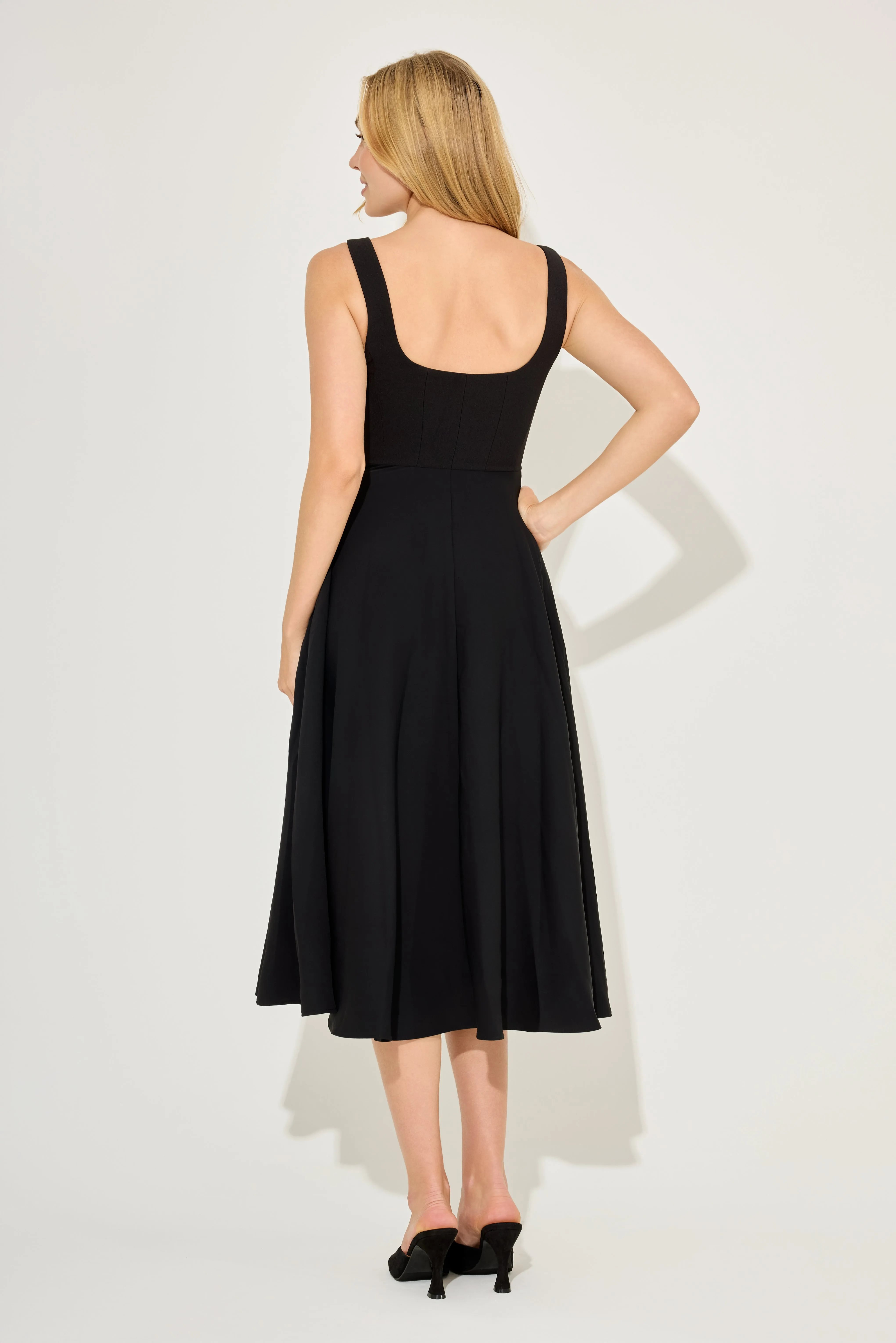 Square Neck Midi Dress sold by Odd Muse product image thumbnail 4