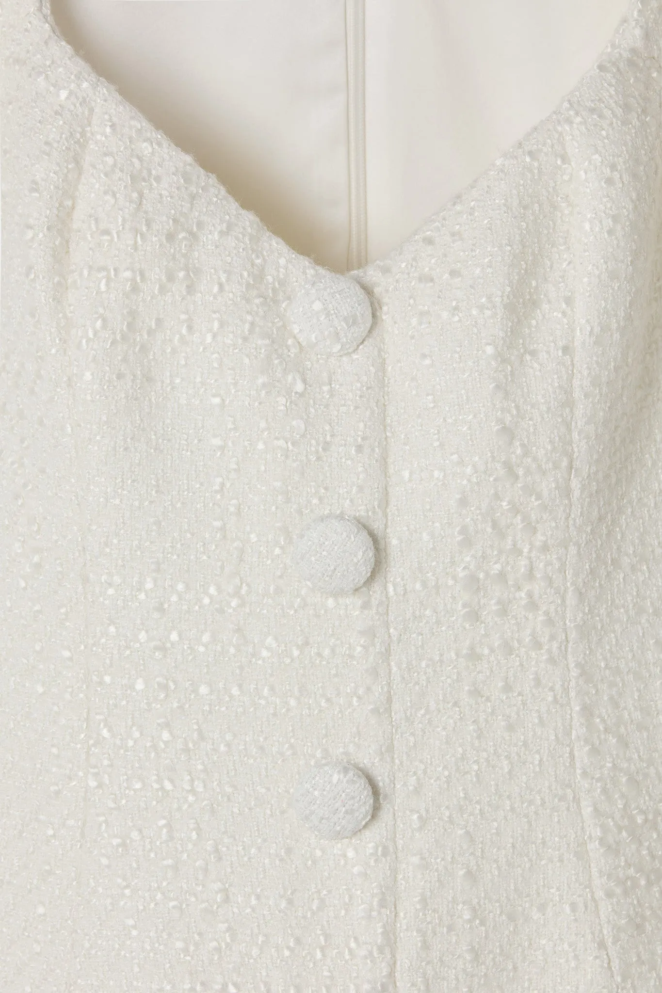 Bouclé Button Mini Dress sold by Odd Muse product image thumbnail 4