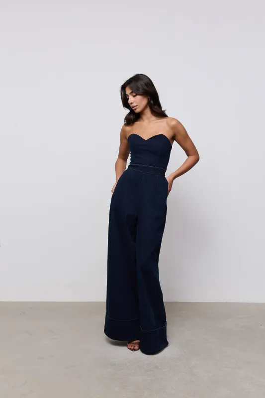 Denim Jumpsuit made by Odd Muse