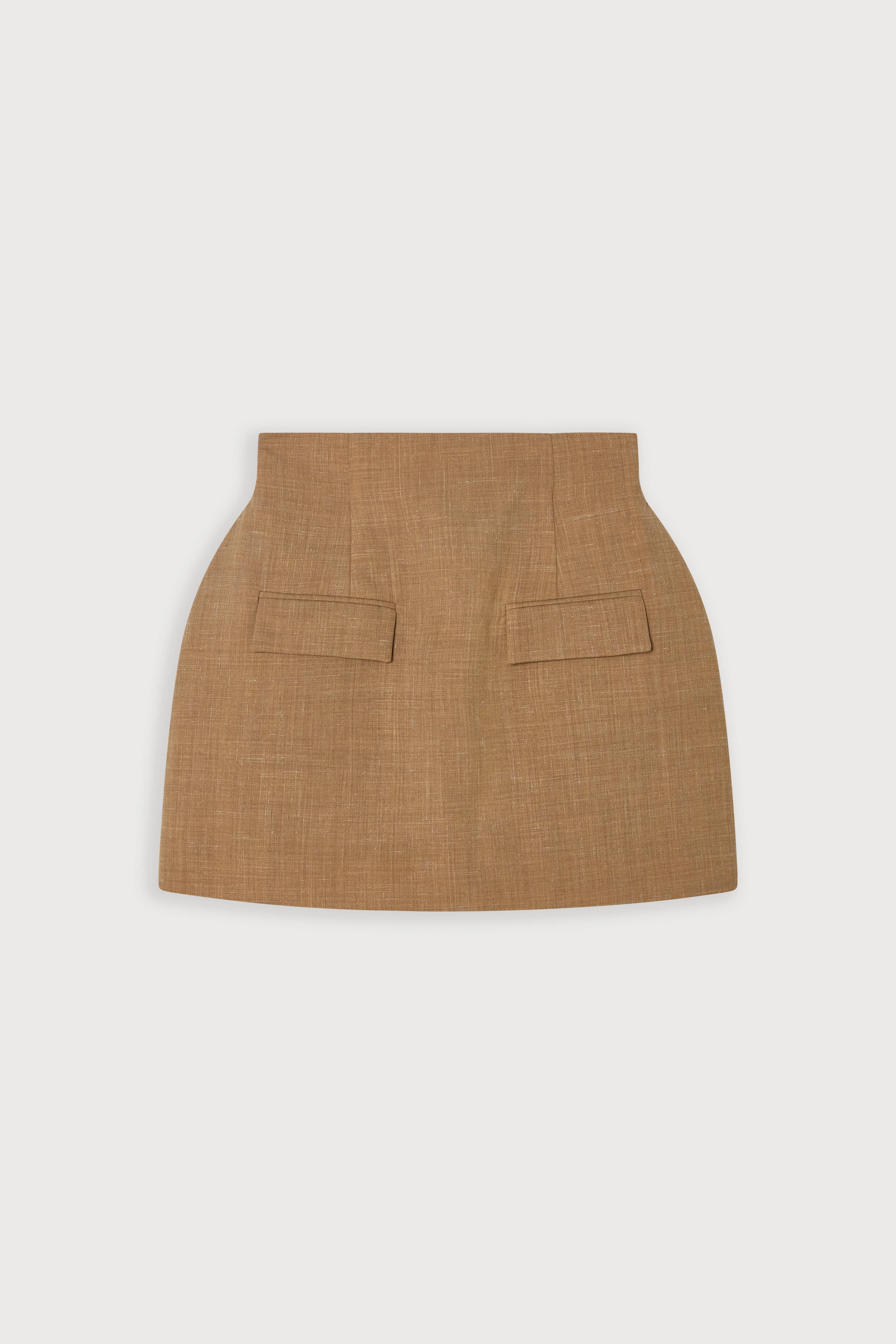 Checked Wool Mix Mini Skirt sold by Odd Muse product image thumbnail 3