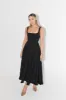 The Ultimate Muse High Waist Square Neck Midi Dress sold by Odd Muse