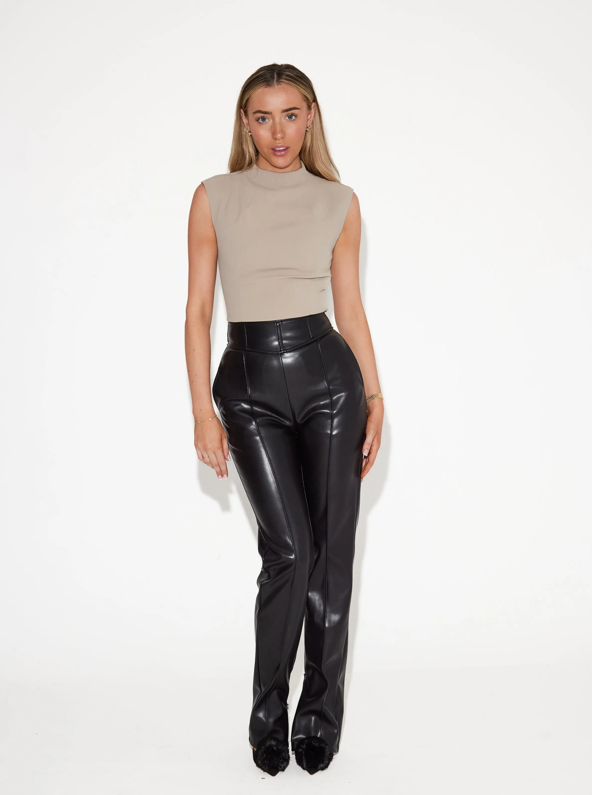 The Ultimate Muse Straight Leg Leather Trousers sold by Odd Muse