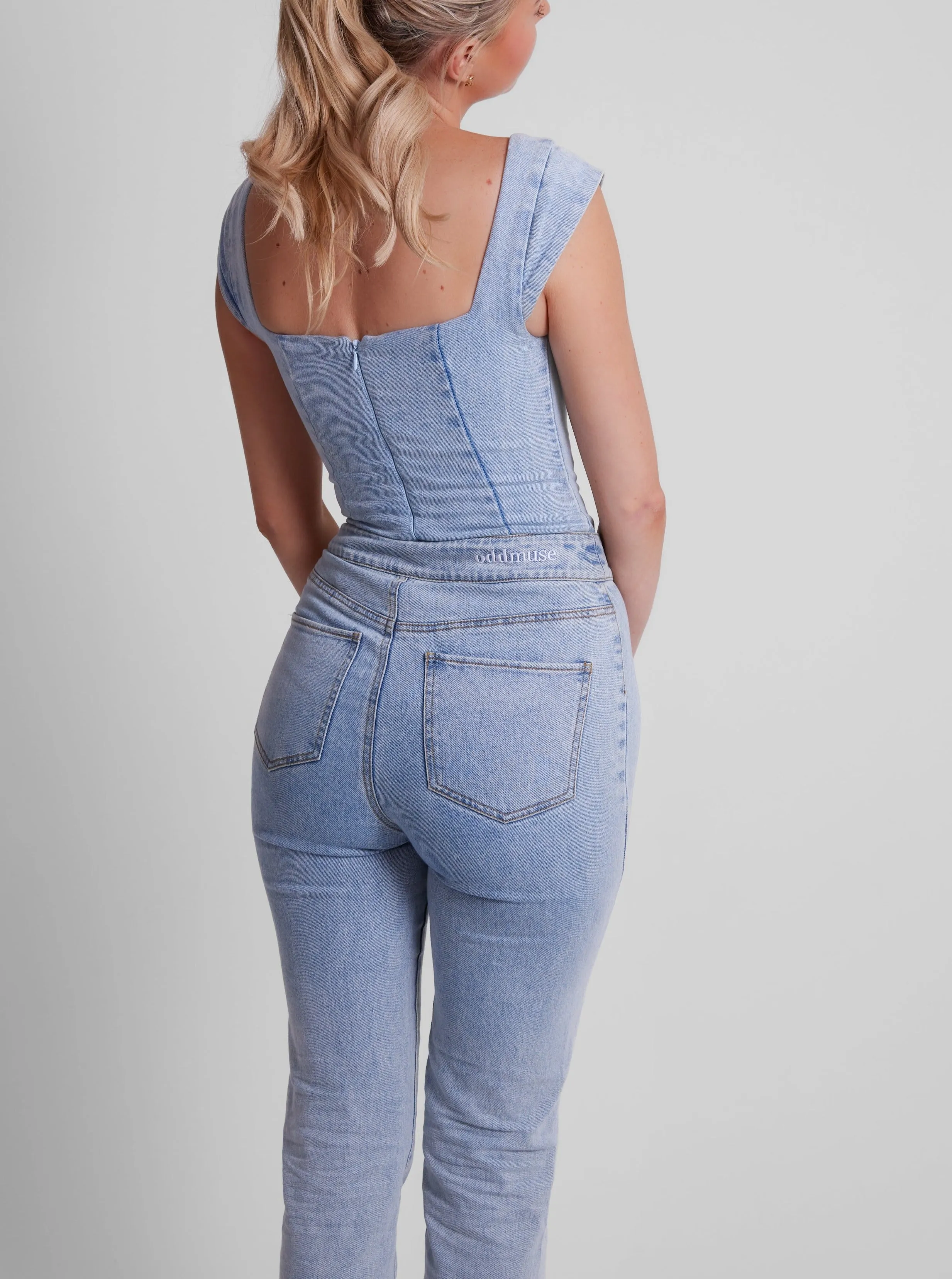 The Ultimate Muse Denim Bodysuit sold by Odd Muse product image thumbnail 3
