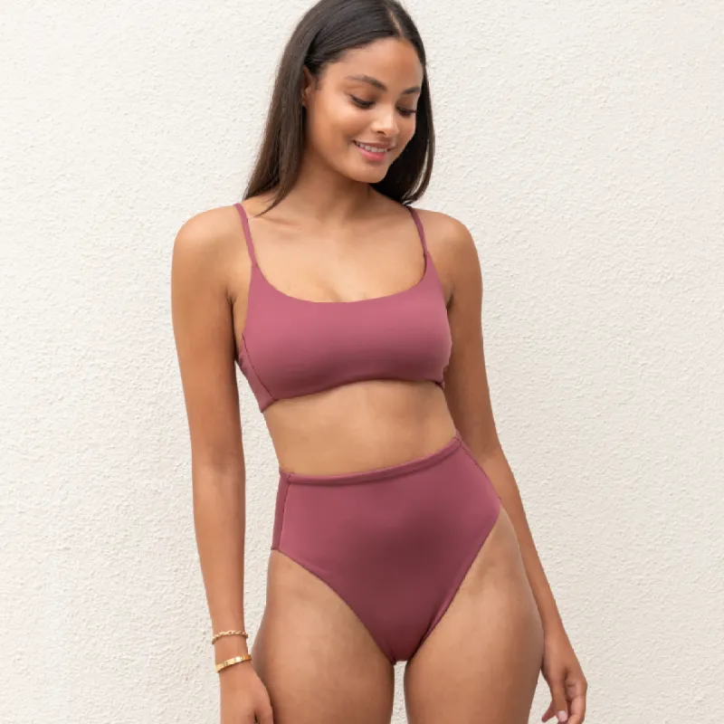 Pool Days Top - Desert Plum sold by Left on Friday