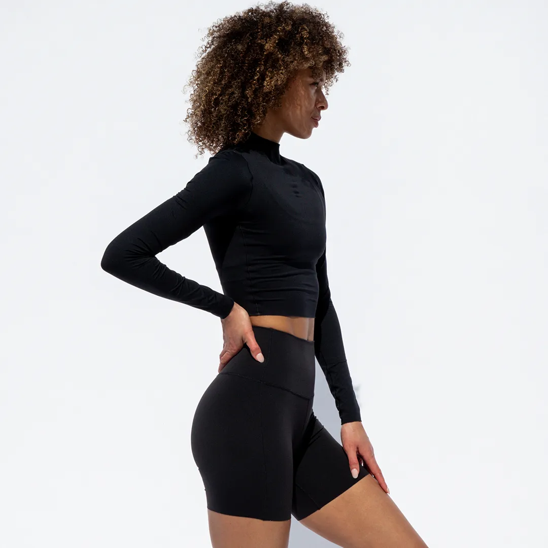 Rays Long Sleeve Mockneck Top - Jet sold by Left on Friday product image thumbnail 3