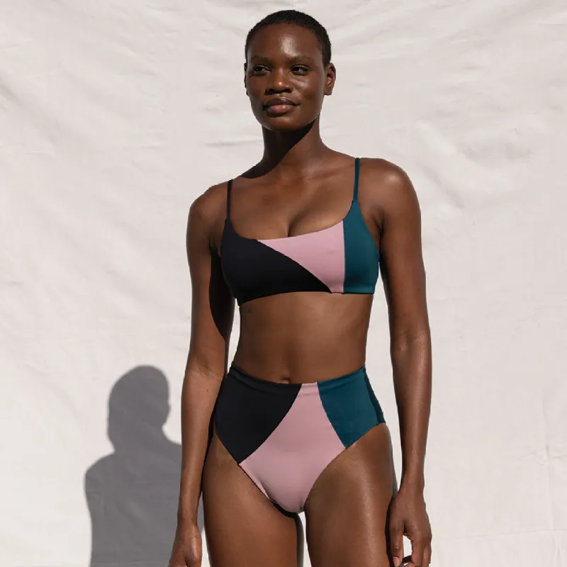 Hi Hi Bottom - Jet / Mauve It Mauve It / Deep End sold by Left on Friday