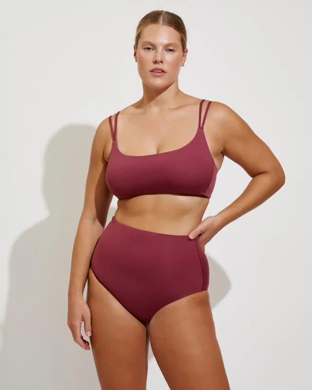 Pool Days Top D+ - Desert Plum made by Left on Friday