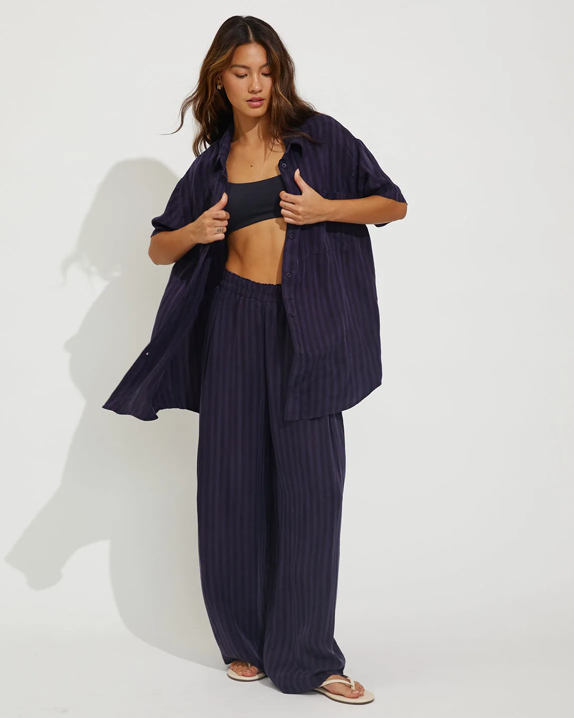 Day Trip Pant - Dark Sprint Stripe sold by Left on Friday product image thumbnail 5