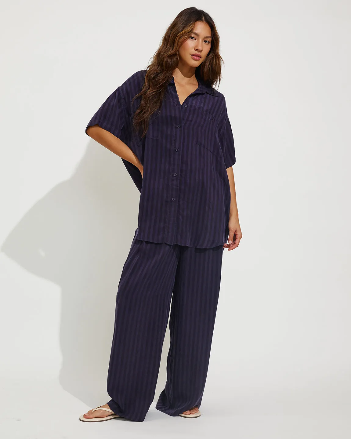 Day Trip Pant - Dark Sprint Stripe sold by Left on Friday product image thumbnail 4