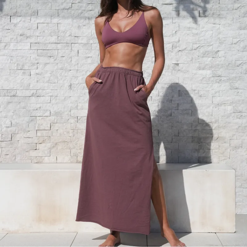 Swell Skirt - Desert Plum made by Left on Friday