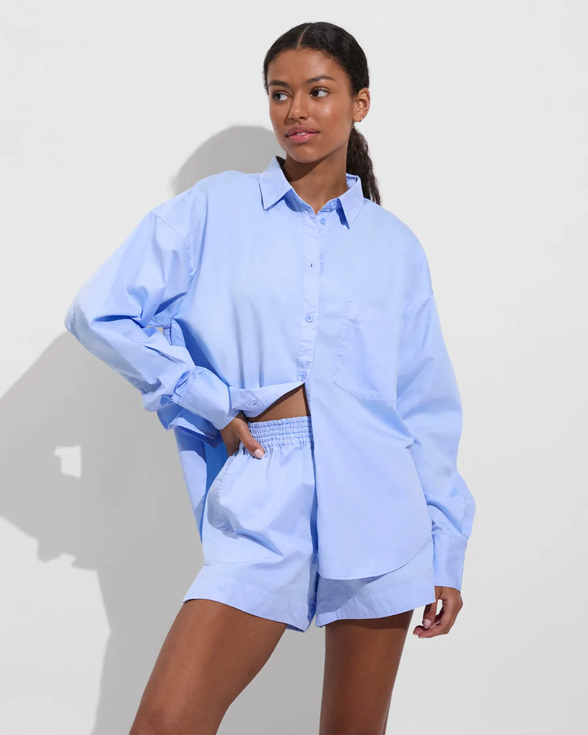 Port Button Down - Blue Skies sold by Left on Friday