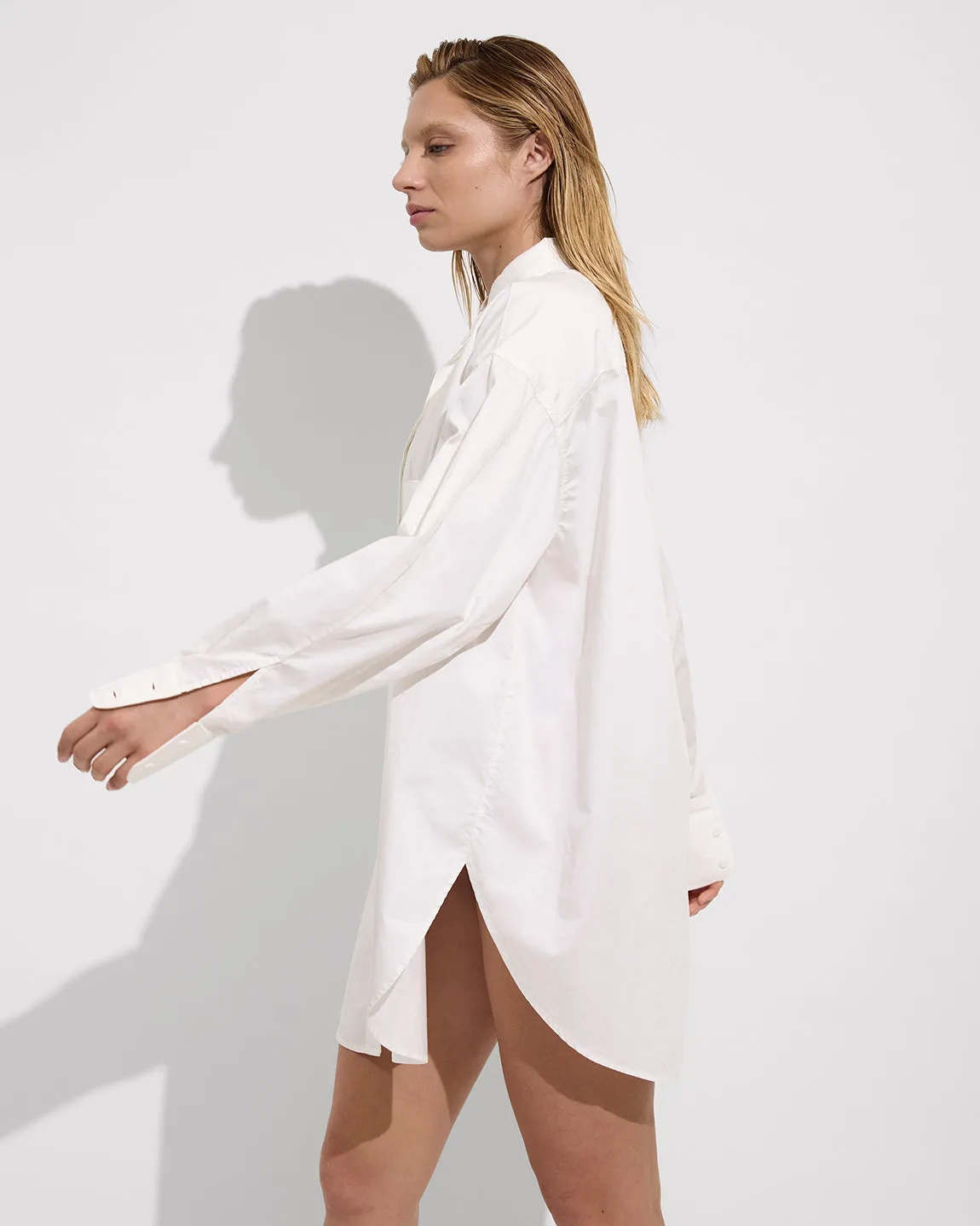 Port Shirt Dress - Coconut sold by Left on Friday product image thumbnail 3