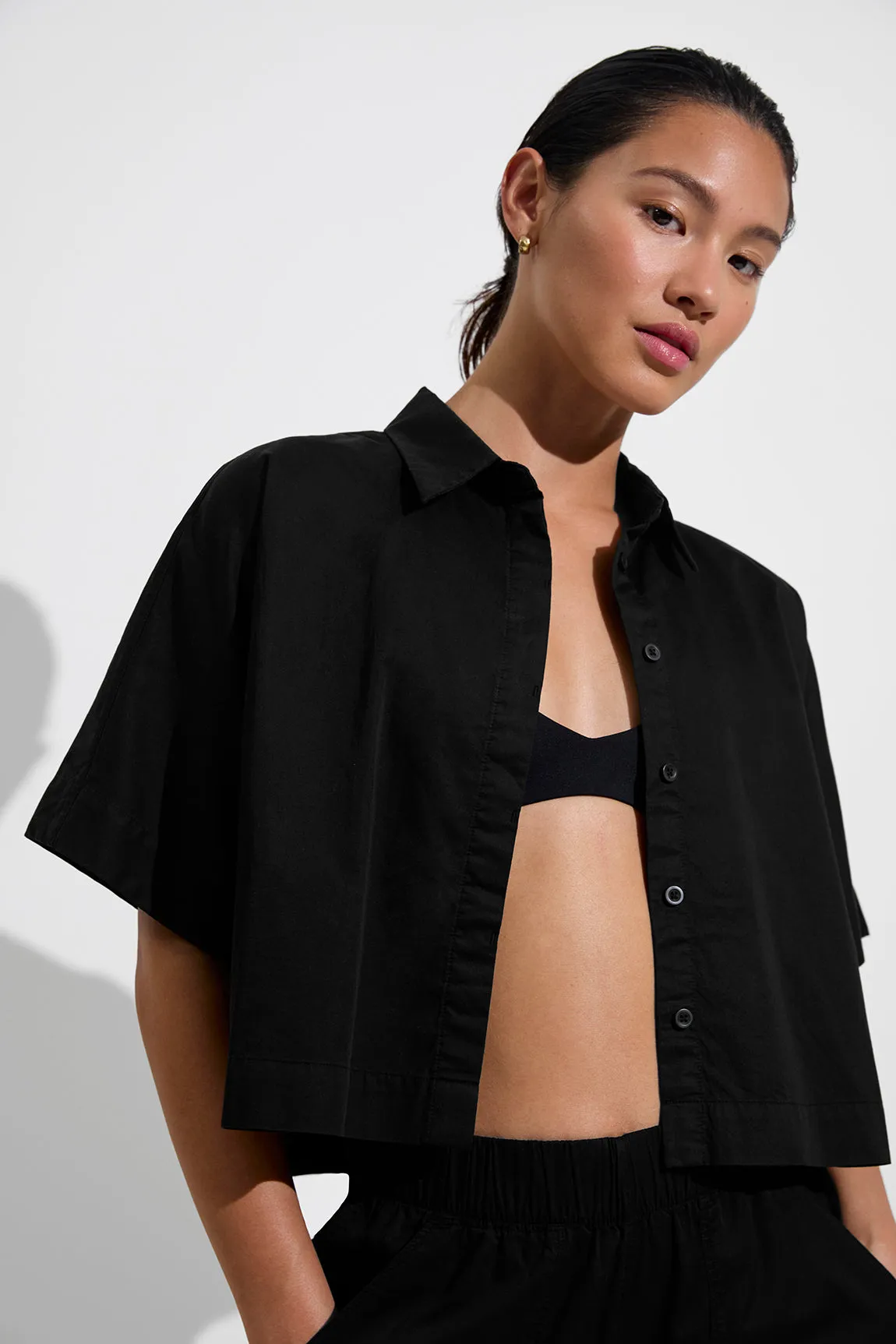 Tour Cropped Shirt - Jet sold by Left on Friday product image thumbnail 4
