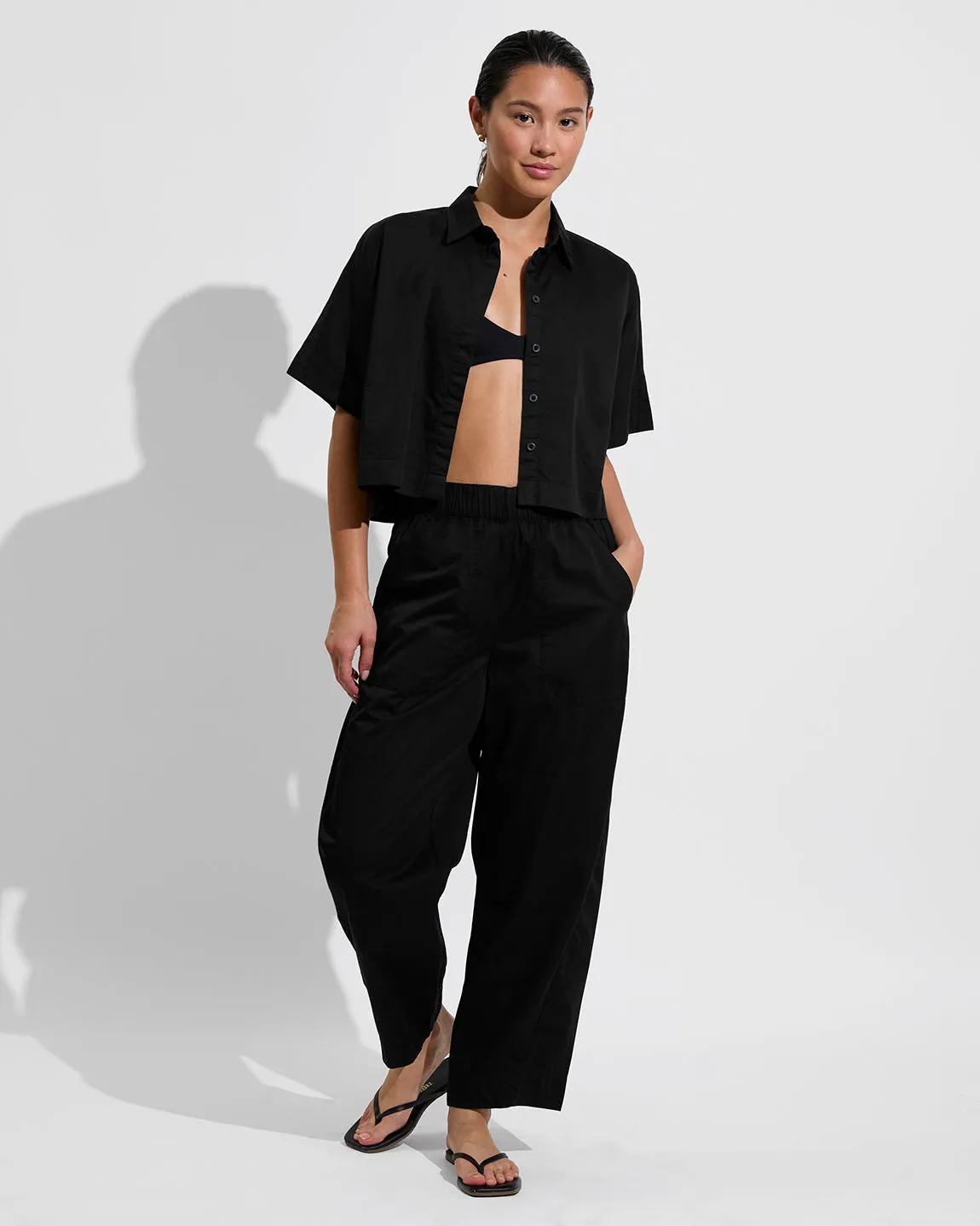 Tour Cropped Shirt - Jet sold by Left on Friday product image thumbnail 5