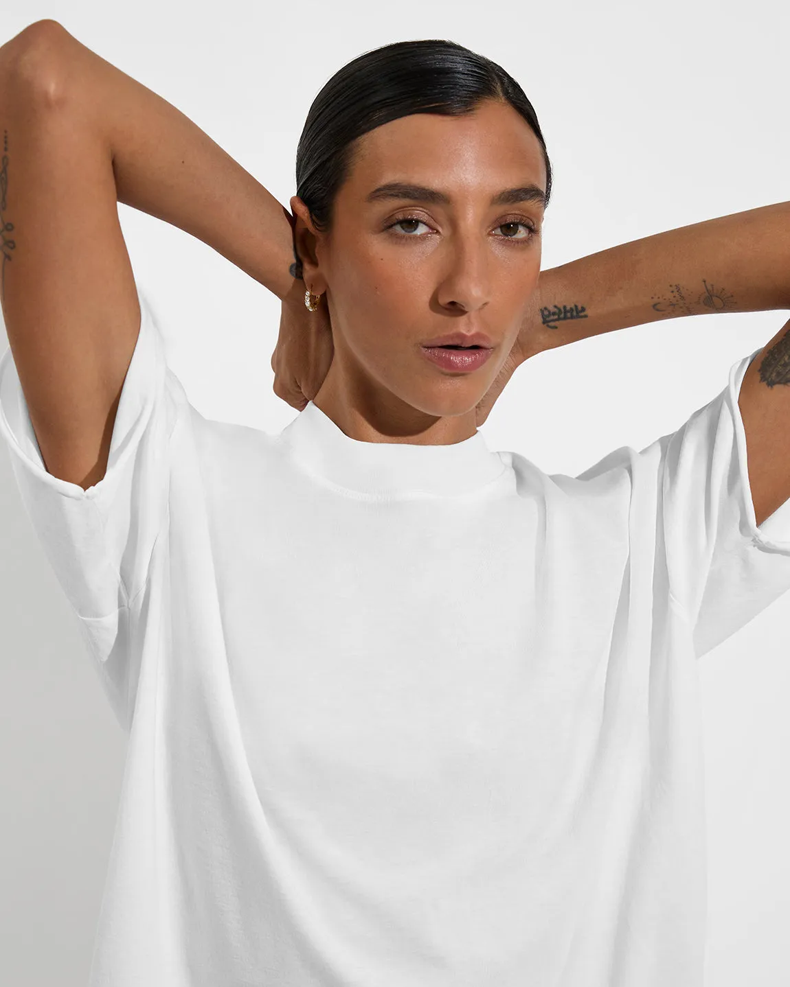 Swell Oversized Tee - Coconut sold by Left on Friday product image thumbnail 5