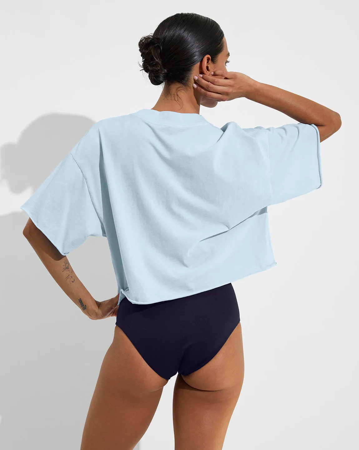 Swell SS Tee - Faded Blue Skies sold by Left on Friday product image thumbnail 2