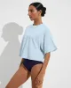 Swell SS Tee - Faded Blue Skies sold by Left on Friday