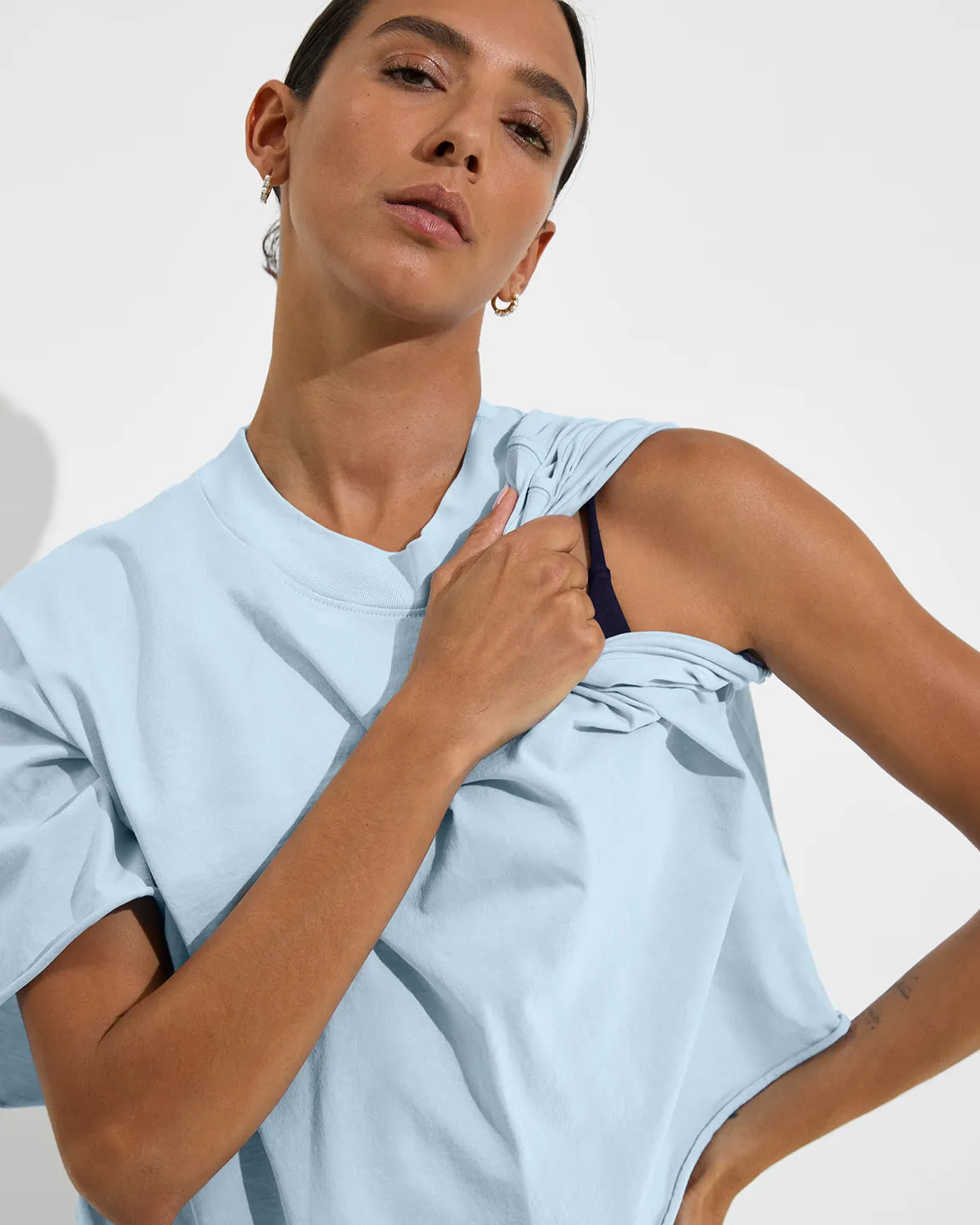 Swell SS Tee - Faded Blue Skies sold by Left on Friday product image thumbnail 4