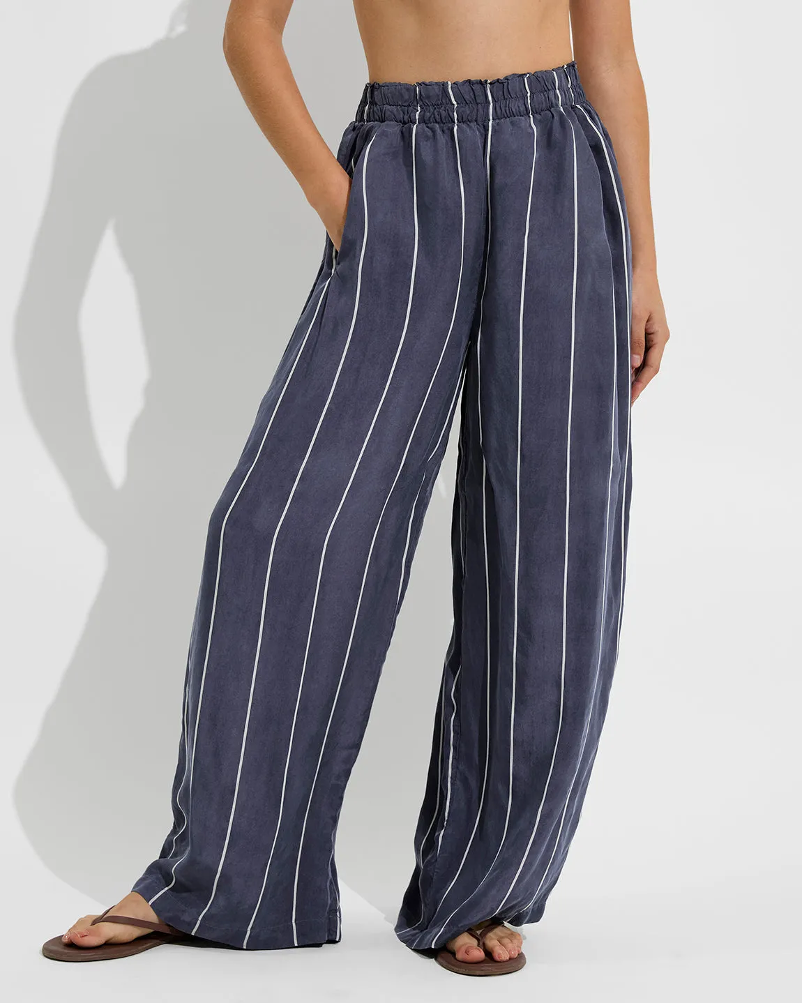 Day Trip Pant - Holiday Stripe: Varsity / Coconut sold by Left on Friday product image thumbnail 5