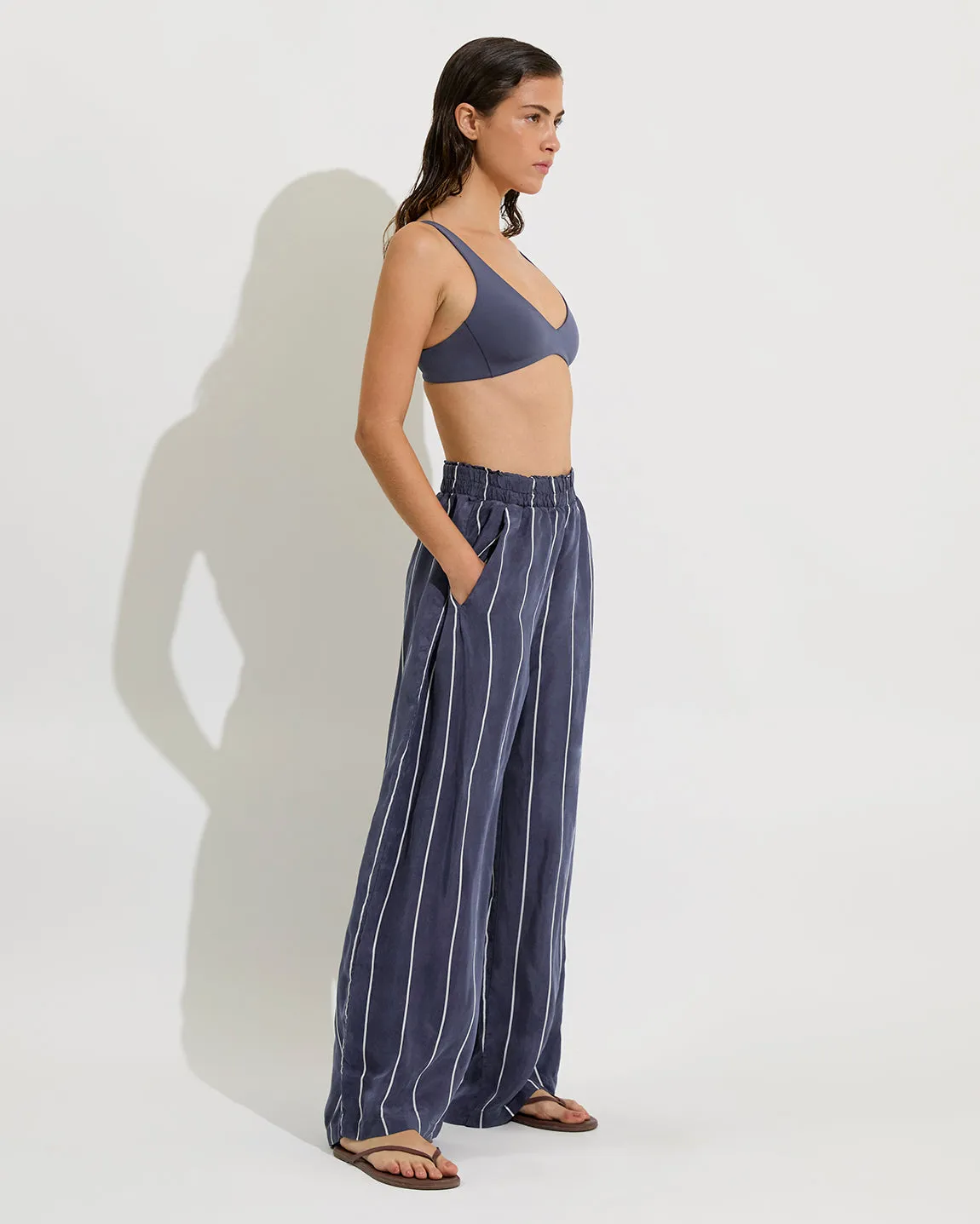 Day Trip Pant - Holiday Stripe: Varsity / Coconut sold by Left on Friday product image thumbnail 3