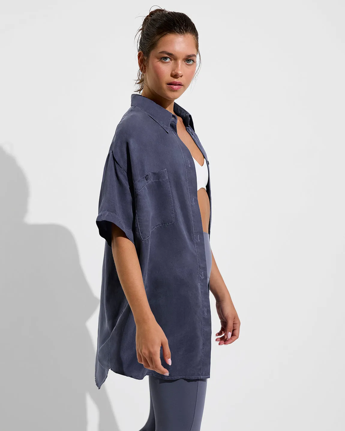 Day Trip Button Down - Varsity sold by Left on Friday product image thumbnail 3