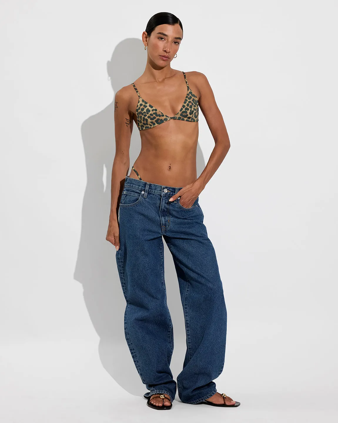 Sandy Top *Left On Friday X Loeffler Randall - Brushed Leopard sold by Left on Friday product image thumbnail 5