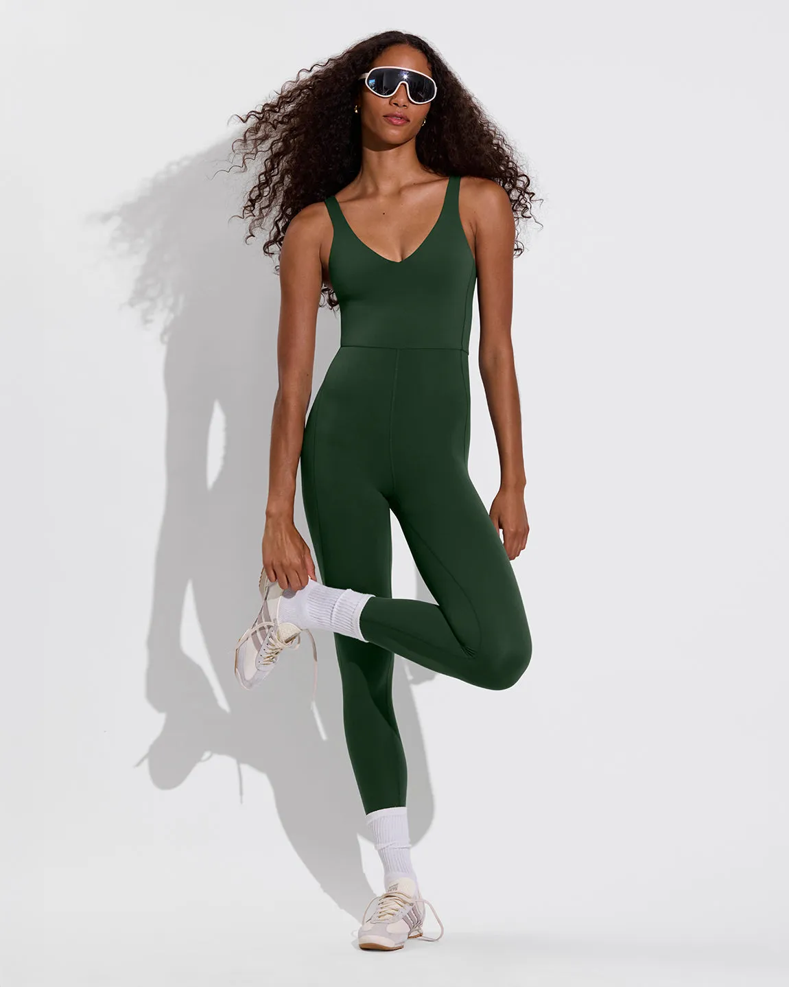 Plunge Playsuit 25" - Palm sold by Left on Friday product image thumbnail 4