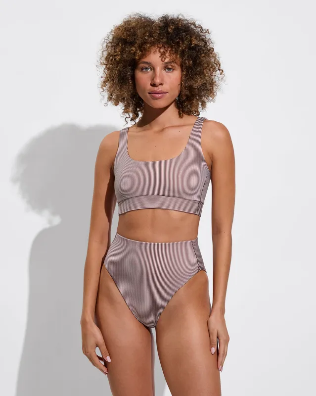 Hi Hi Bottom - Mini Splash Stripe Vertical: Tiki / Holiday sold by Left on Friday