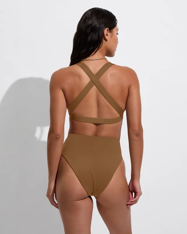 La Crosse Top - Tan Lines sold by Left on Friday