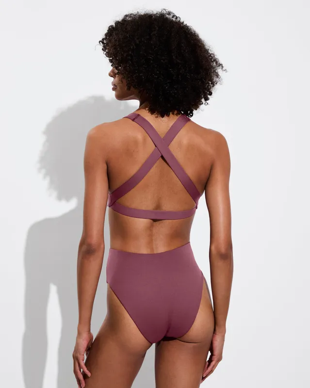 La Crosse Top - Desert Plum sold by Left on Friday