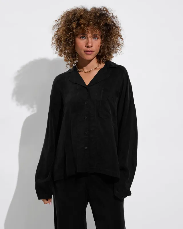 Voyage Shirt - Jet sold by Left on Friday