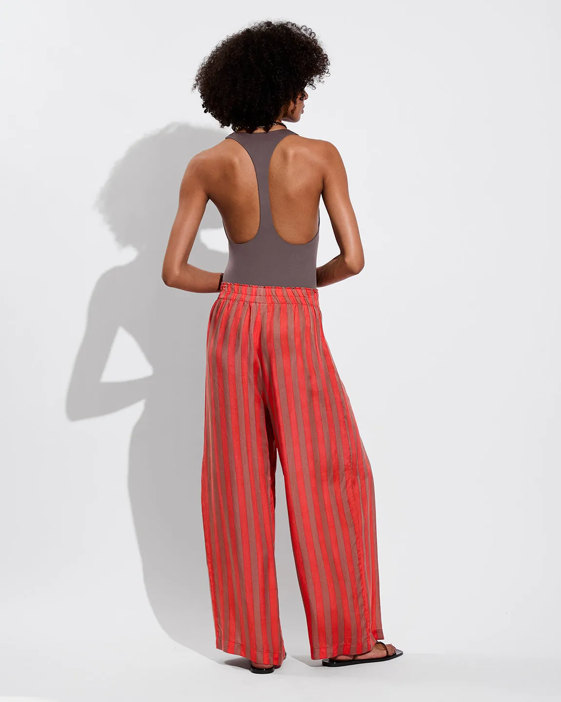 Day Trip Pant - Sports Stripe: Mirage / Aperol sold by Left on Friday product image thumbnail 2