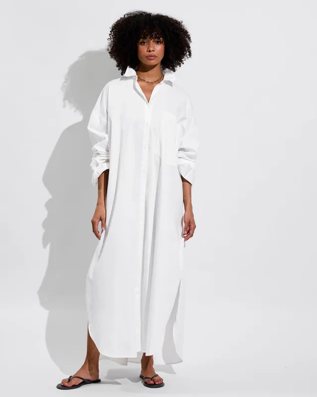 Port Maxi Dress - Coconut made by Left on Friday