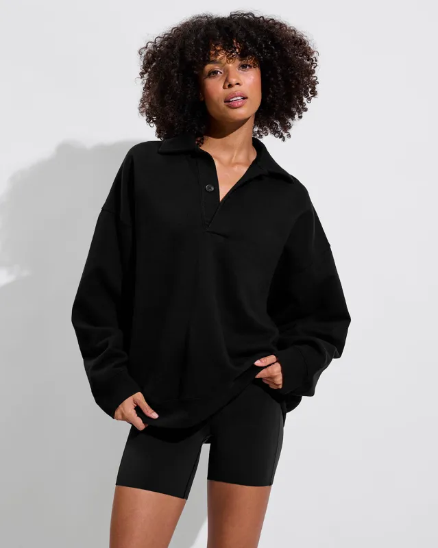 Half Time Sweatshirt - Jet made by Left on Friday