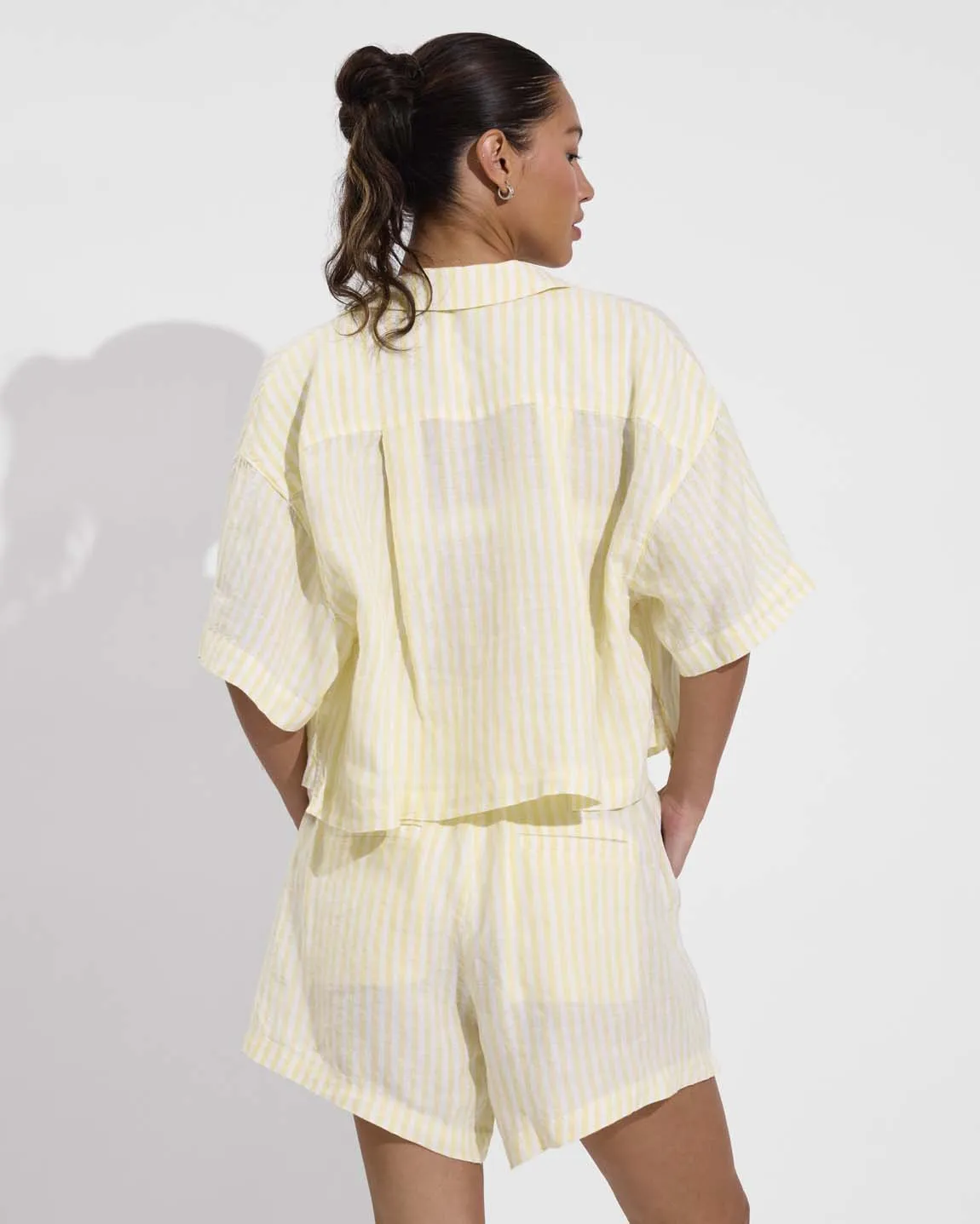 Leisure Shirt - Bungalow Stripe: Melt / Coconut sold by Left on Friday product image thumbnail 2