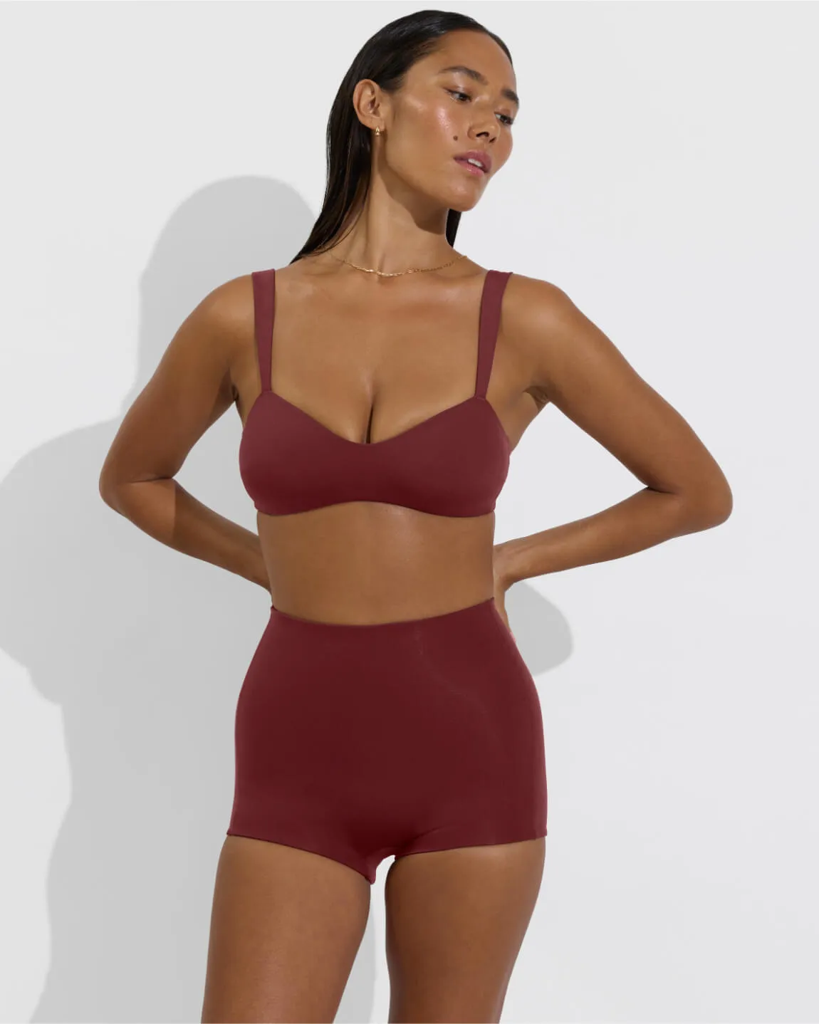 Hi Line Shortie - Jam sold by Left on Friday