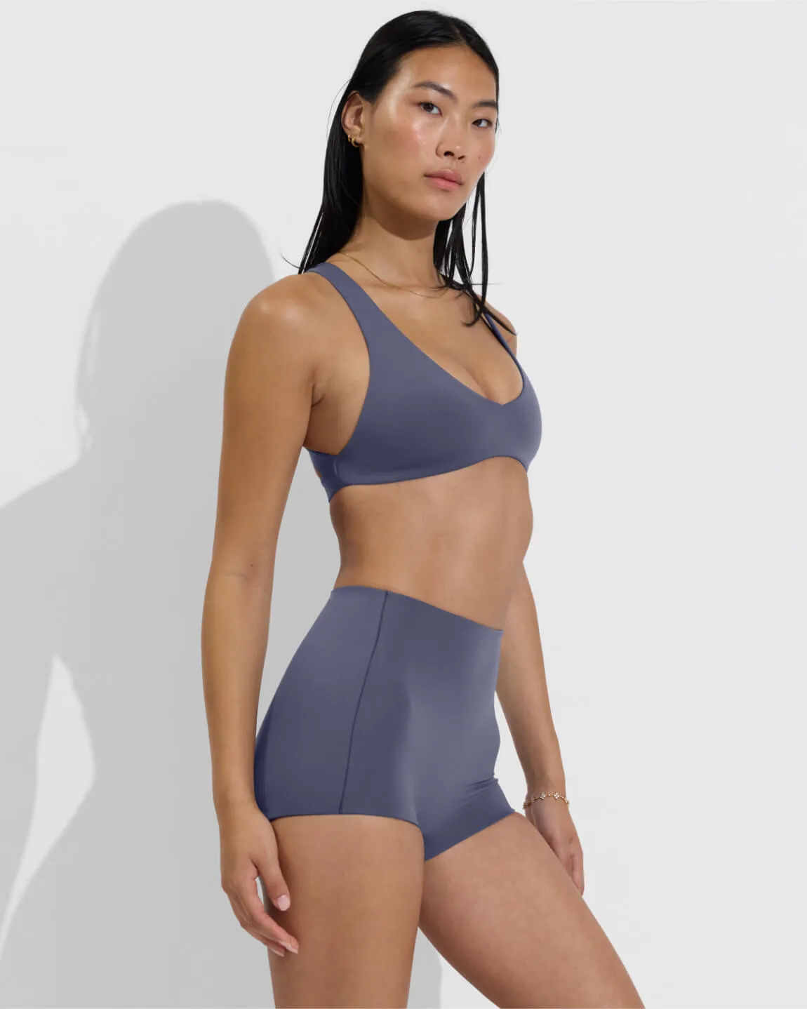 Hi Line Shortie - Varsity sold by Left on Friday product image thumbnail 3