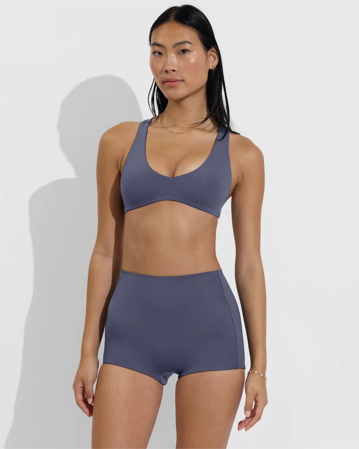 Hi Line Shortie - Varsity sold by Left on Friday product image thumbnail 4