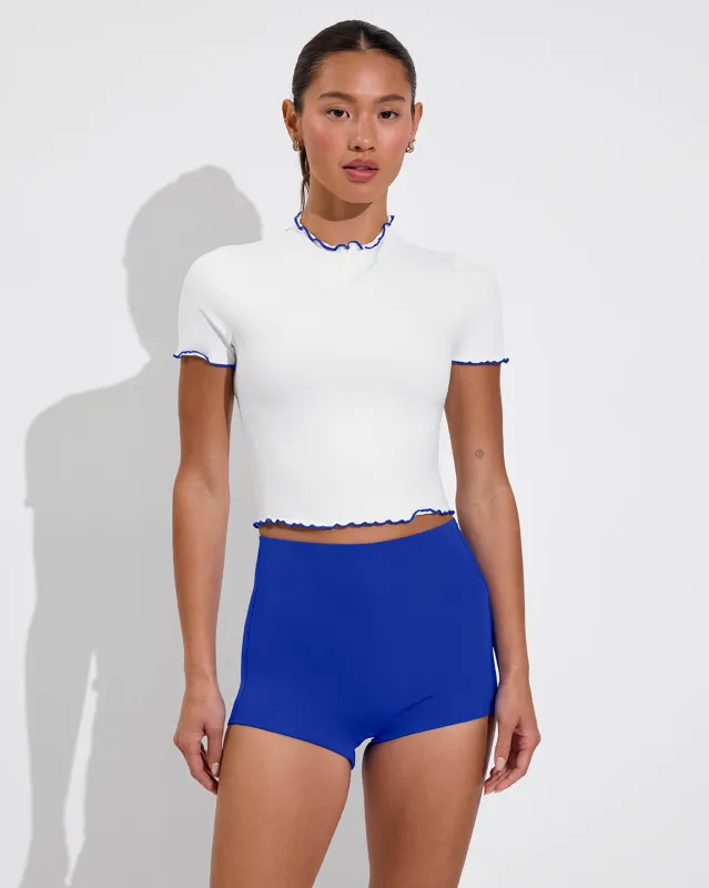 Rays SS Top *Wavy - Coconut / First Place made by Sundays