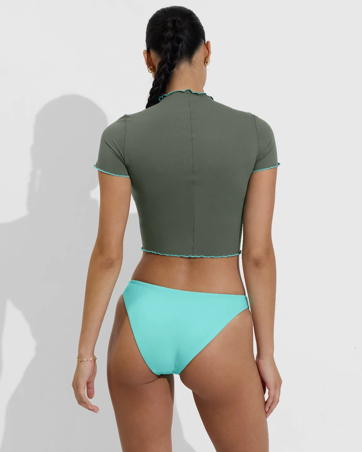 Rays SS Top *Wavy - Agave / Drift sold by Left on Friday product image thumbnail 2