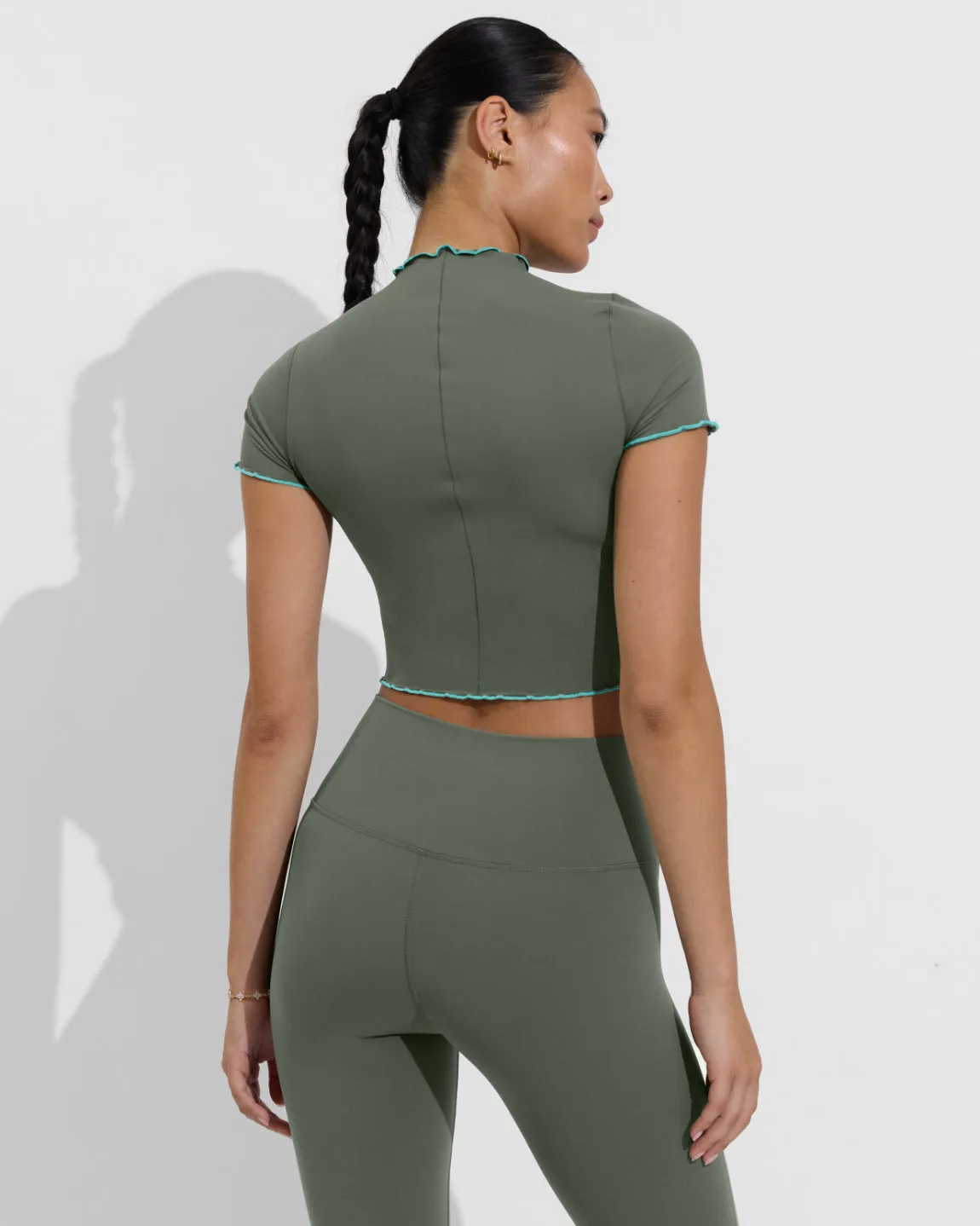 Rays SS Top *Wavy - Agave / Drift sold by Left on Friday product image thumbnail 5