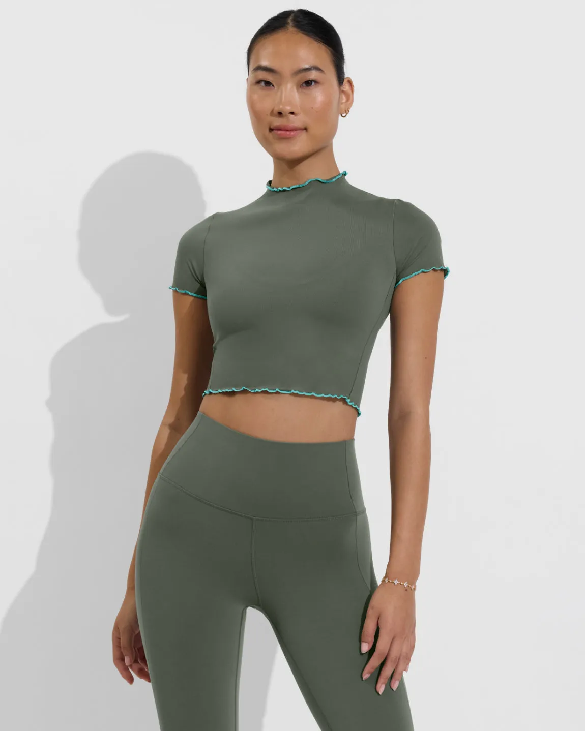 Rays SS Top *Wavy - Agave / Drift sold by Left on Friday product image thumbnail 4