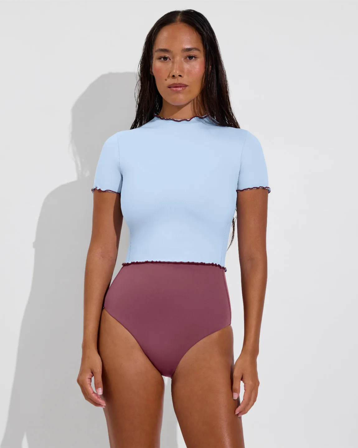 Rays SS Top *Wavy - Blue Skies / Jam sold by Left on Friday