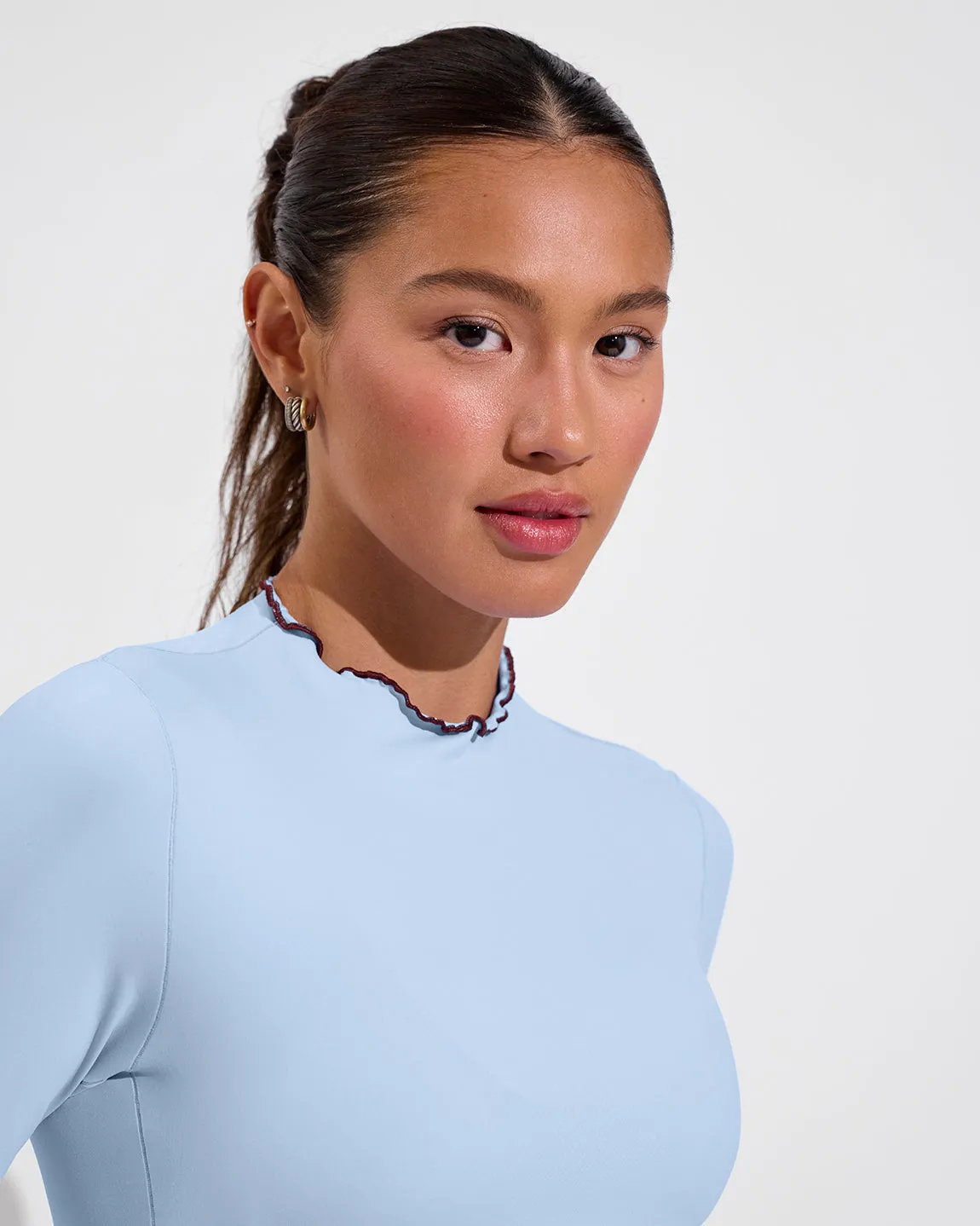 Rays LS Top *Long *Wavy - Blue Skies / Jam sold by Left on Friday product image thumbnail 4