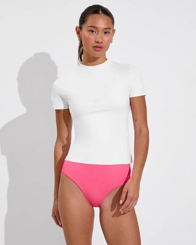 Rays SS Top *Long - Coconut made by Sundays