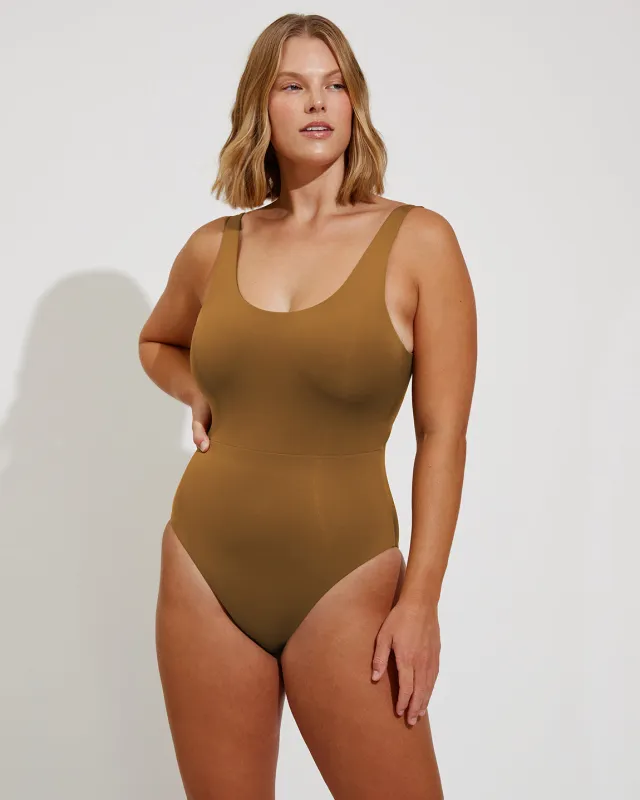 Double Scoop Suit *Tall - Tan Lines made by Left on Friday
