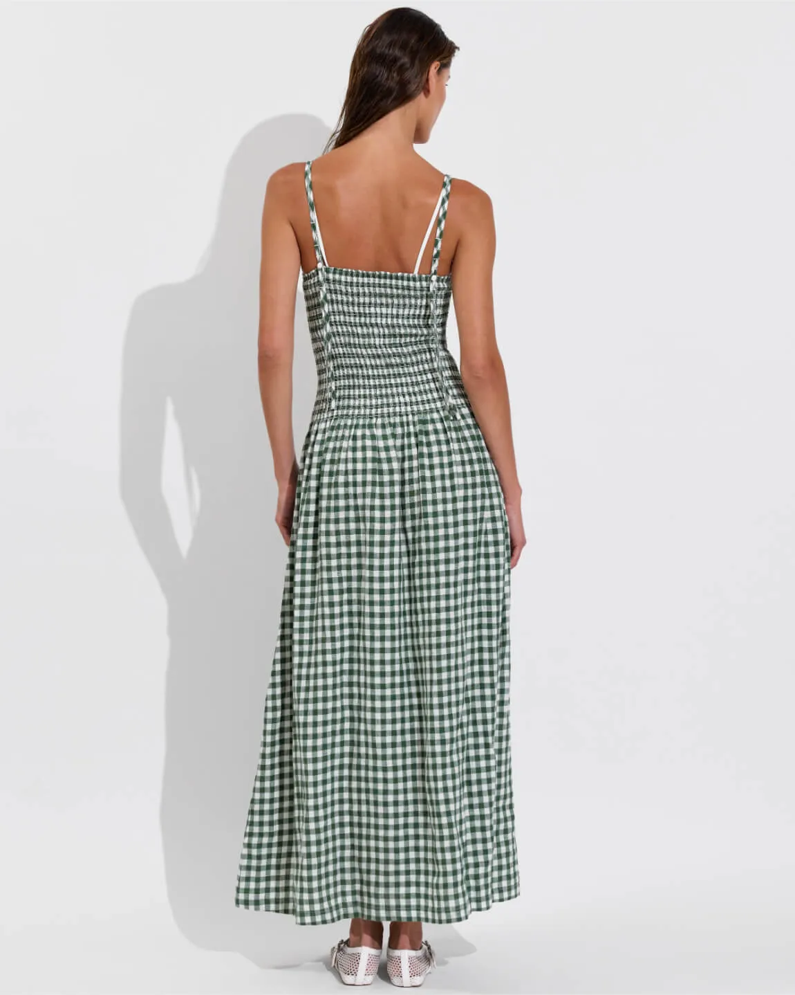 Palma Dress - Gingham: Tropics / Coconut sold by Left on Friday product image thumbnail 2