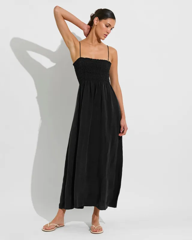 Cabana Maxi Dress - Jet made by Left on Friday