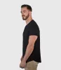Bamboo Swift Curve-Hem Tee - Black sold by Bamtech